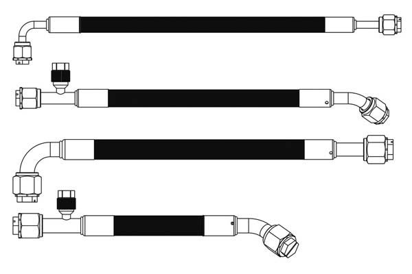 Hose Set, Vintage Air Gen 5 SureFit™, 1986-87 Grand National w