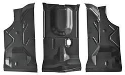 Trunk Floor Pans, 1973-77 A-Body, 3-Piece Set