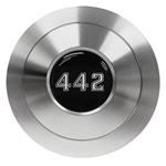 Horn Button, VSW S9-Series, Billet w/Oldsmobile 4.4.2 Emblem