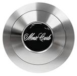 Horn Button, VSW S9-Series, Billet w/Monte Carlo Script Emblem