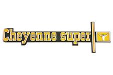 Emblem, Dash, 1973-74 Chevrolet C/K Truck, "Cheyenne Super"
