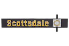 Emblem, Dash, 1975-80 Chevrolet C/K Truck, "Scottsdale"