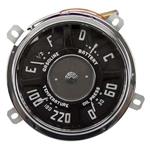 Gauge Cluster, 50-53 Chevy Truck/52-53 GMC Truck, V8, 60lb Oil, 220 Temp, 12-Vlt