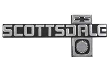 Emblem, Dash, 1981-87 Chevrolet C/K Truck, "Scottsdale"