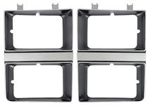 Headlamp Bezels, 1983-84 GMC Truck/Jimmy, Pair