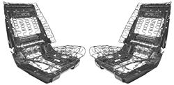Seat Frames, 1966-68 GM A Body, Bucket, Pair
