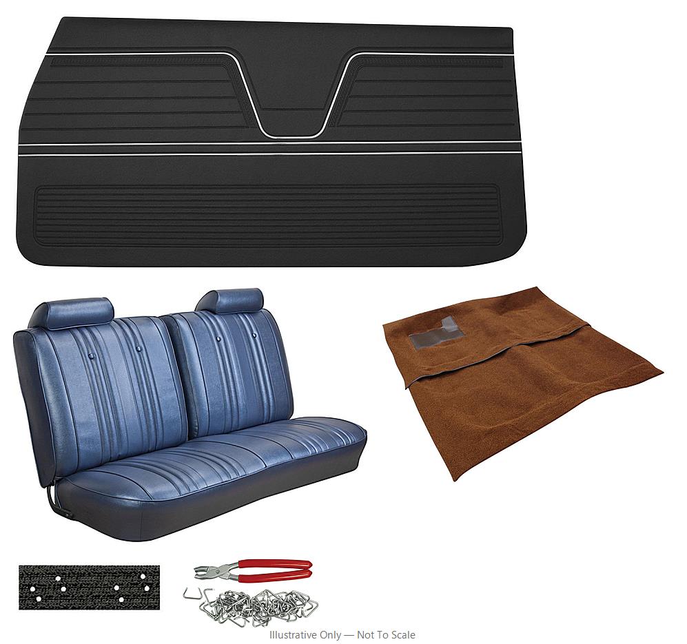 Photo of Interior Kit, 1969 El Camino Stage I, Split Bench LEG