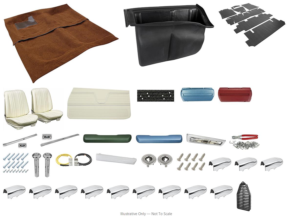 Photo of Interior Kit, 1969 El Camino Stage II, Buckets PUI