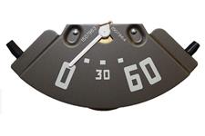 Oil Pressure Gauge, 1950-53 Chevrolet/GMC Advance Design Truck, V8 Conv. 0-60lb