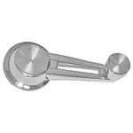 Handle, Window Crank, 1961-64 GM A-Body, 60-64 Corvair, Dbl Arm, Chrome Knob