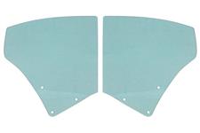Window Glass, Quarter, 1968-72 Cutlass, 2D HT, exc. 1970-72 Supreme, Pair