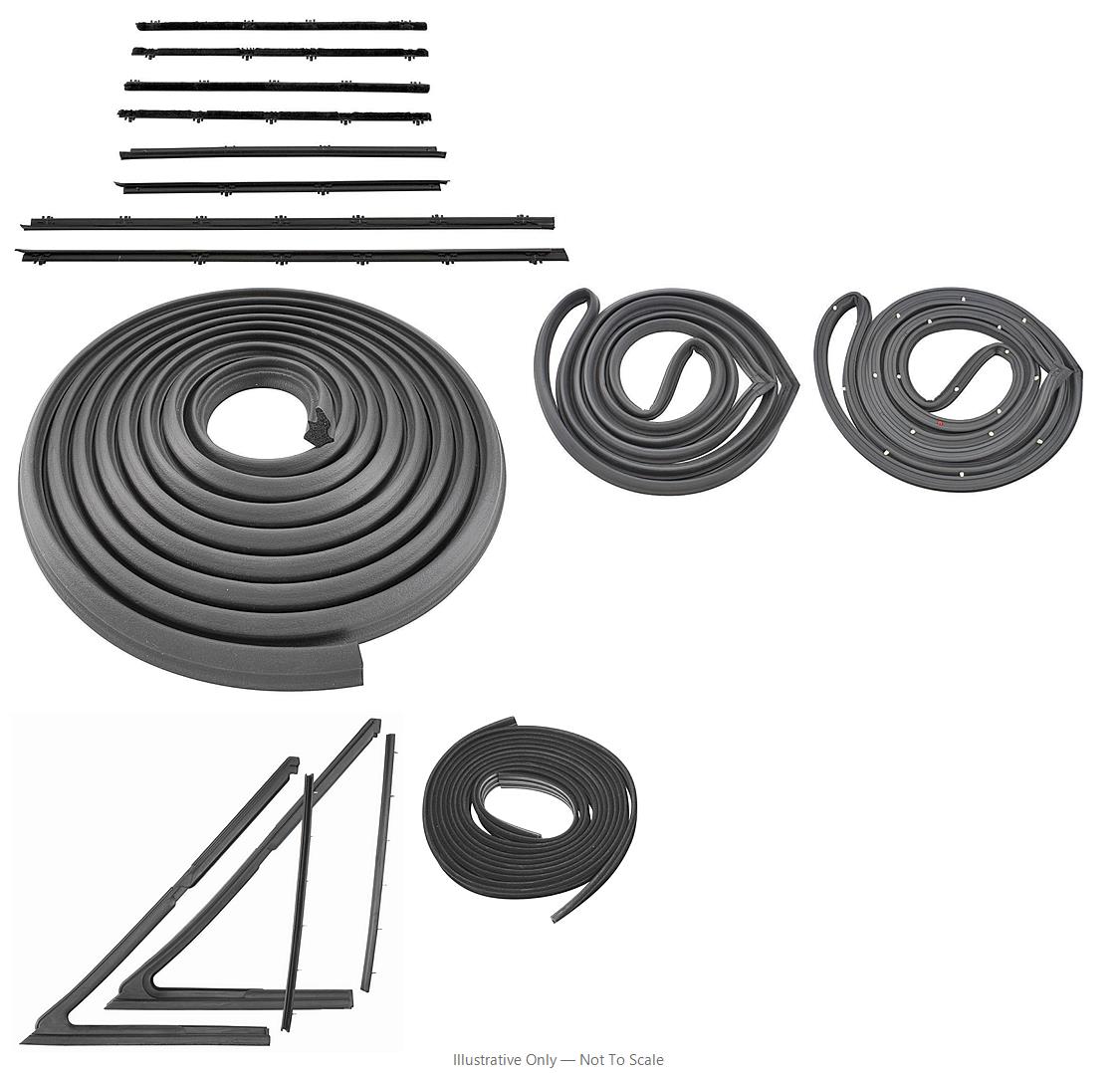 Photo of Seal Kit, 1965 Cutlass Stage I, Sedan, Repro Felts