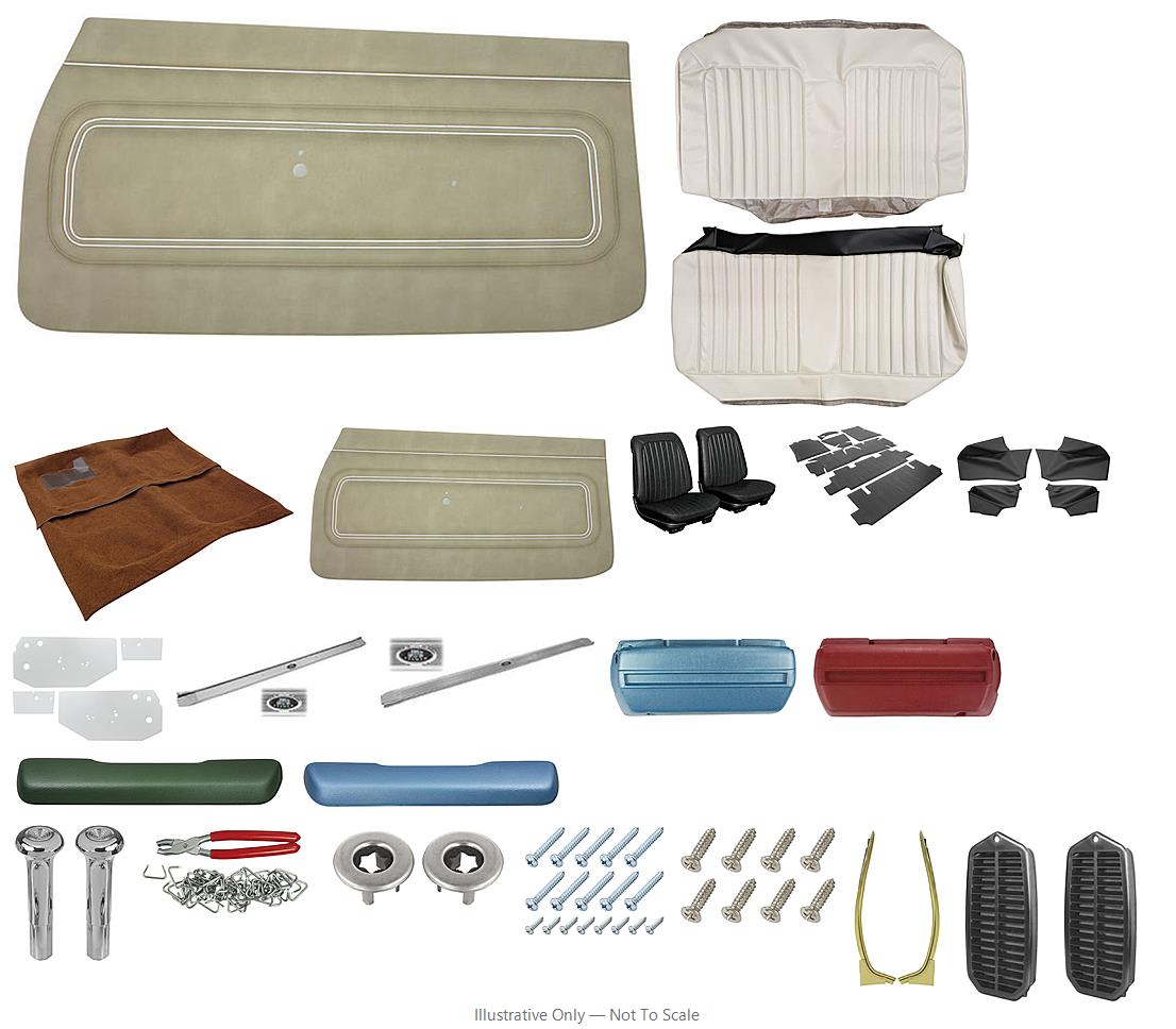 Photo of Interior Kit, 1972 GTO/LeMans/Tempest Stage II, Convertible, Legendary