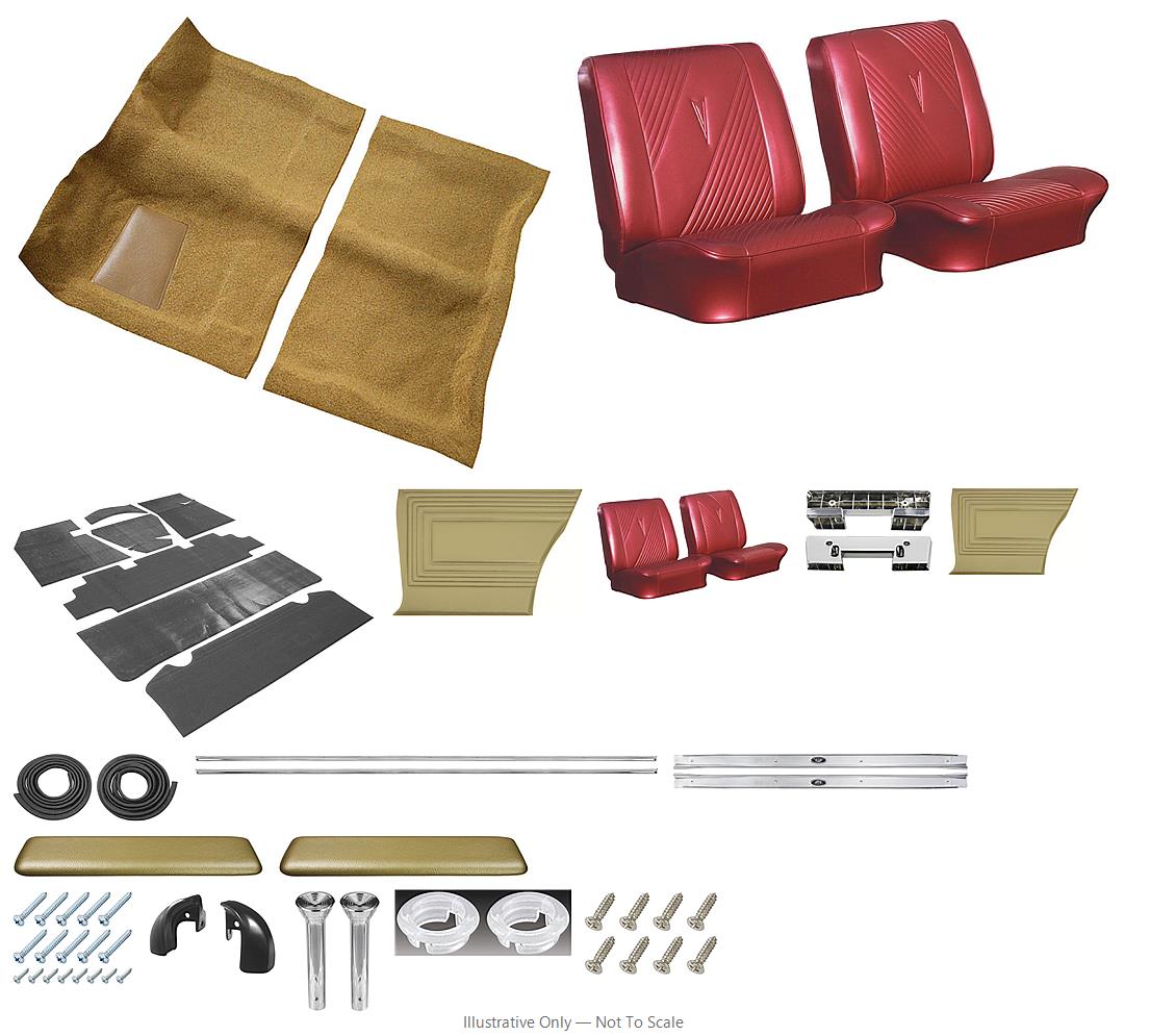 Photo of Interior Kit, 1965 GTO/Lemans Stage II, Convertible-PUI
