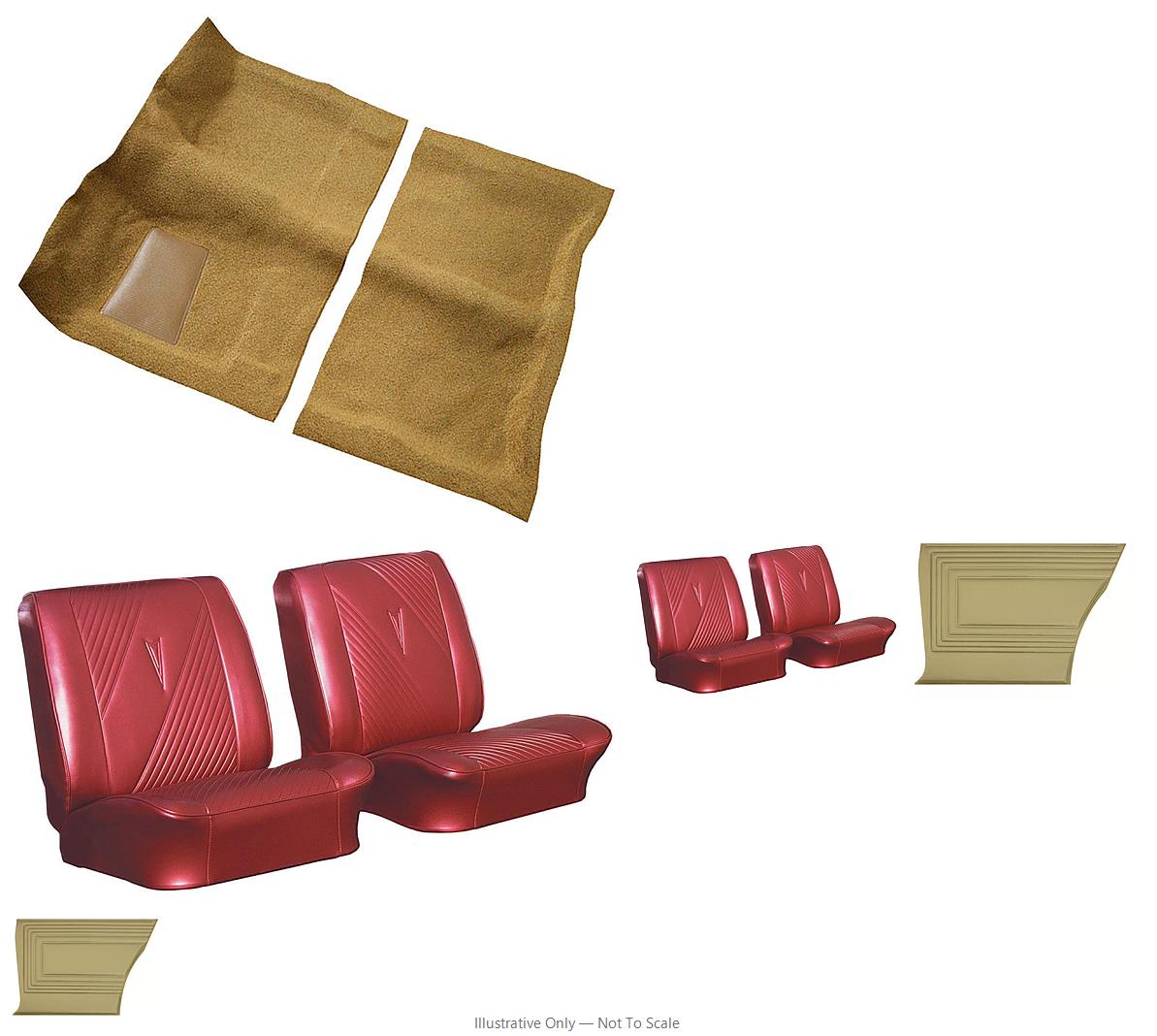 Photo of Interior Kit, 1965 GTO/Lemans Stage I, Convertible-LEGENDARY