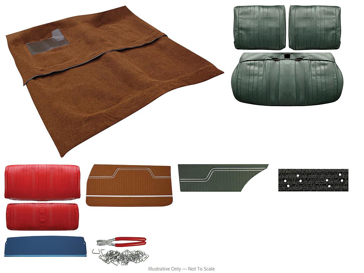 Photo of Interior Kit, 1970 Chevelle Stage I, Split Bench, Coupe, Legendary
