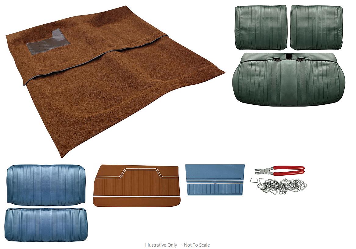 Photo of Interior Kit, 1970 Chevelle Stage I, Split Bench, Convertible, Legendary