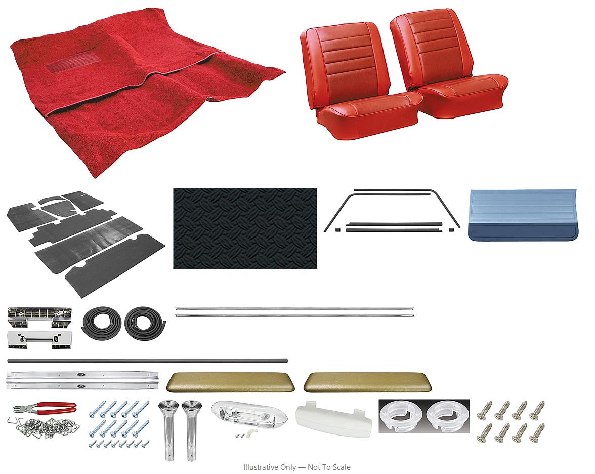 Photo of Interior Kit, 1965 El Camino Stage II, Buckets-PUI