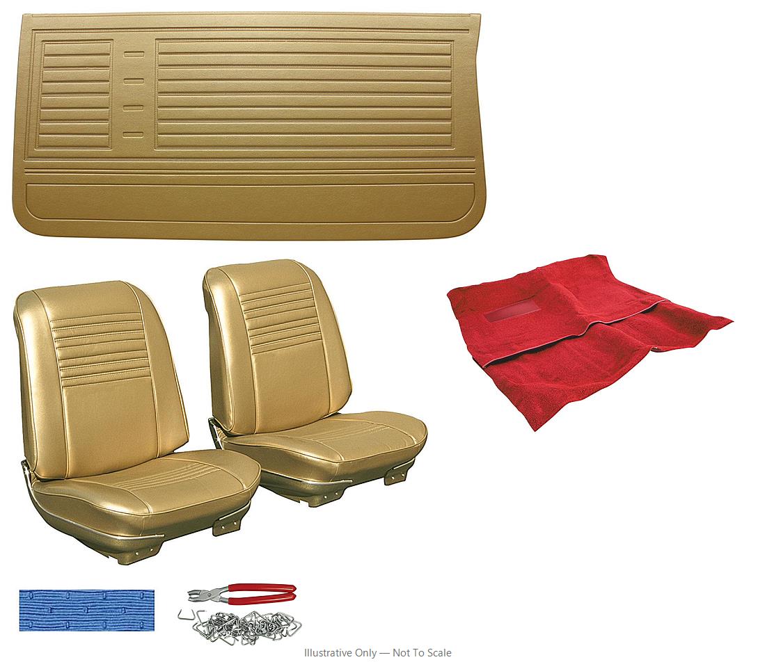 Photo of Interior Kit, 1967 El Camino Stage I, Buckets, PUI