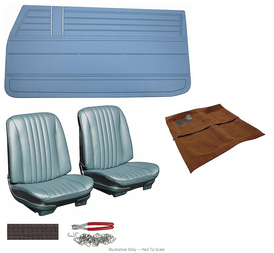 Photo of Interior Kit, 1968 El Camino Stage I, Buckets LEG