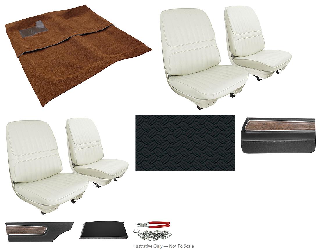 Photo of Interior Kit, 1971-72 Cutlass Sprme Holiday & Sprme , Stage I, Bench, Coupe, L