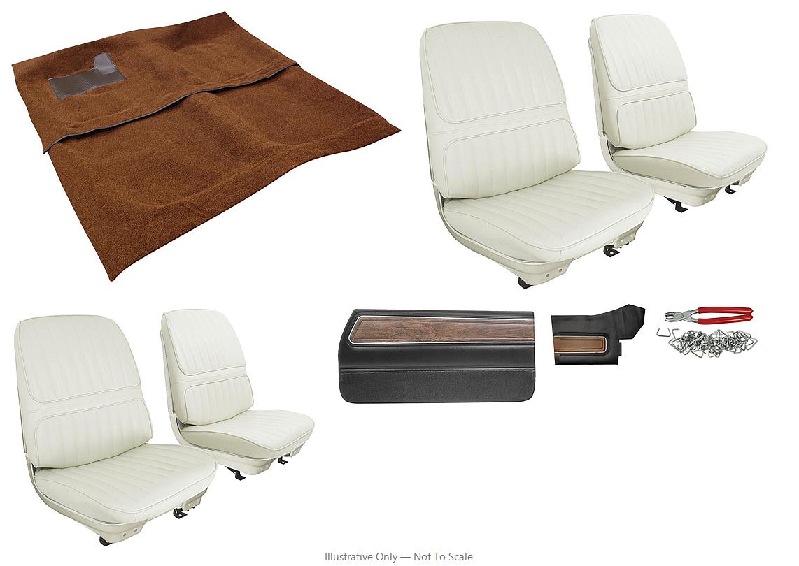 Photo of Interior Kit, 1971-72 Cutlass 442 , Stage I, Bench, CnvP, Legendary