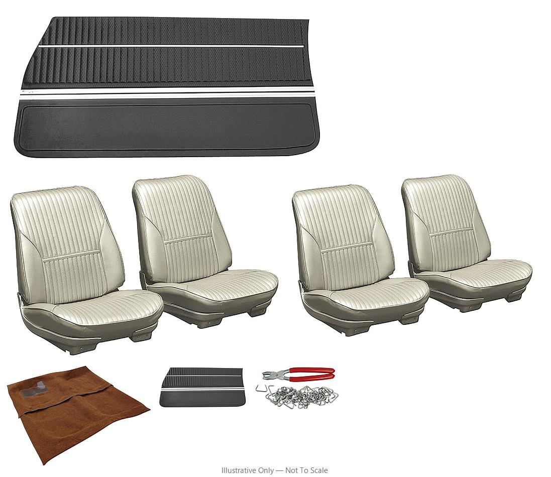 Photo of Interior Kit, 1969 Cutlass Stage I, Buckets, Holiday/442 Convertible DI
