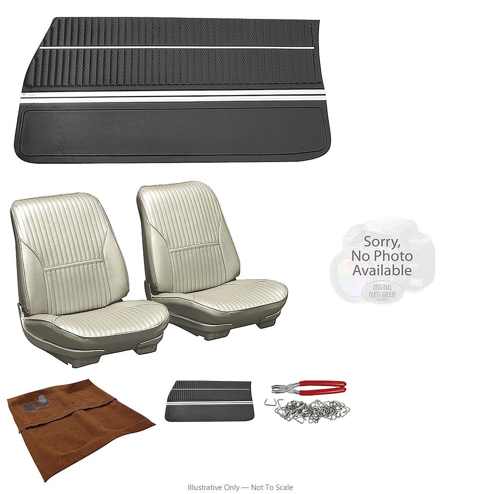 Photo of Interior Kit, 1969 Cutlass Stage I, Bench, Holiday/442 Convertible DI