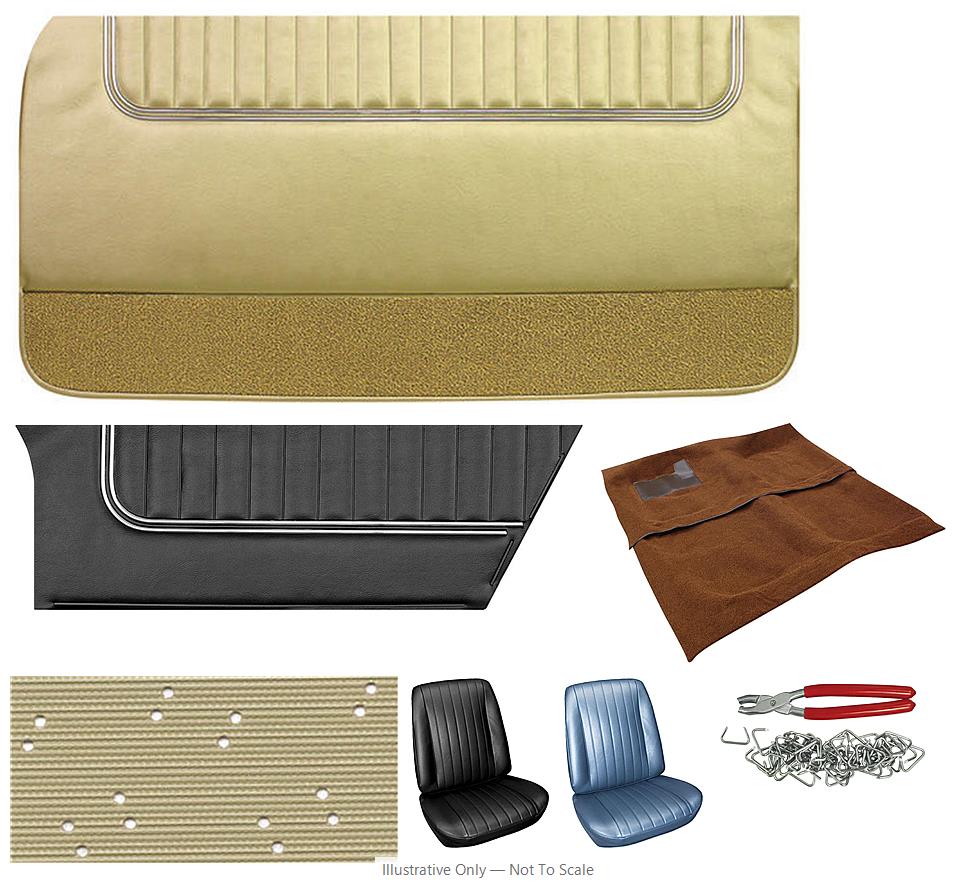 Photo of Interior Kit, 1967 Grand Prix Stage I, Buckets, Coupe