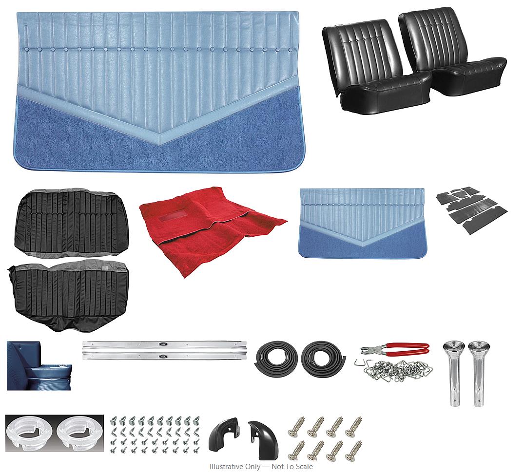 Photo of Interior Kit, 1964 Skylark Stage II, Buckets, Convertible-LEGENDARY