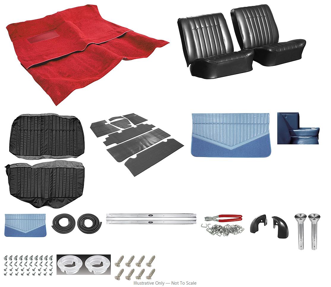 Photo of Interior Kit, 1964 Skylark Stage II, Bench, Convertible-PUI