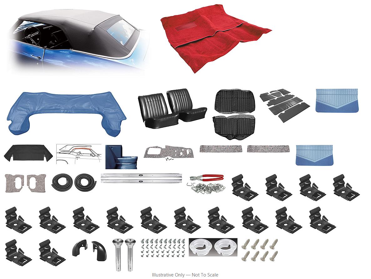 Photo of Interior Kit, 1964 Skylark Stage III, Bench, Convertible-PUI