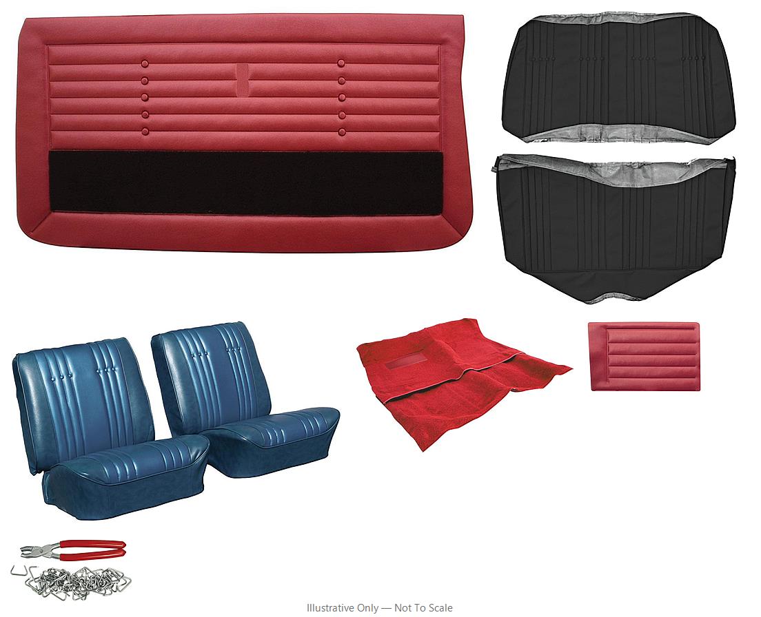 Photo of Interior Kit, 1965 Skylark Stage I, Buckets, Convertible-PUI
