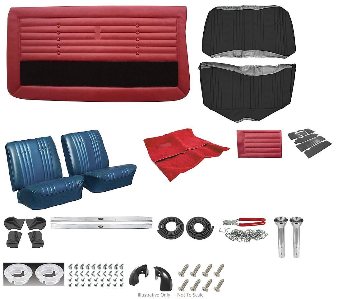 Photo of Interior Kit, 1965 Skylark Stage II, Buckets, Convertible-LEGENDARY