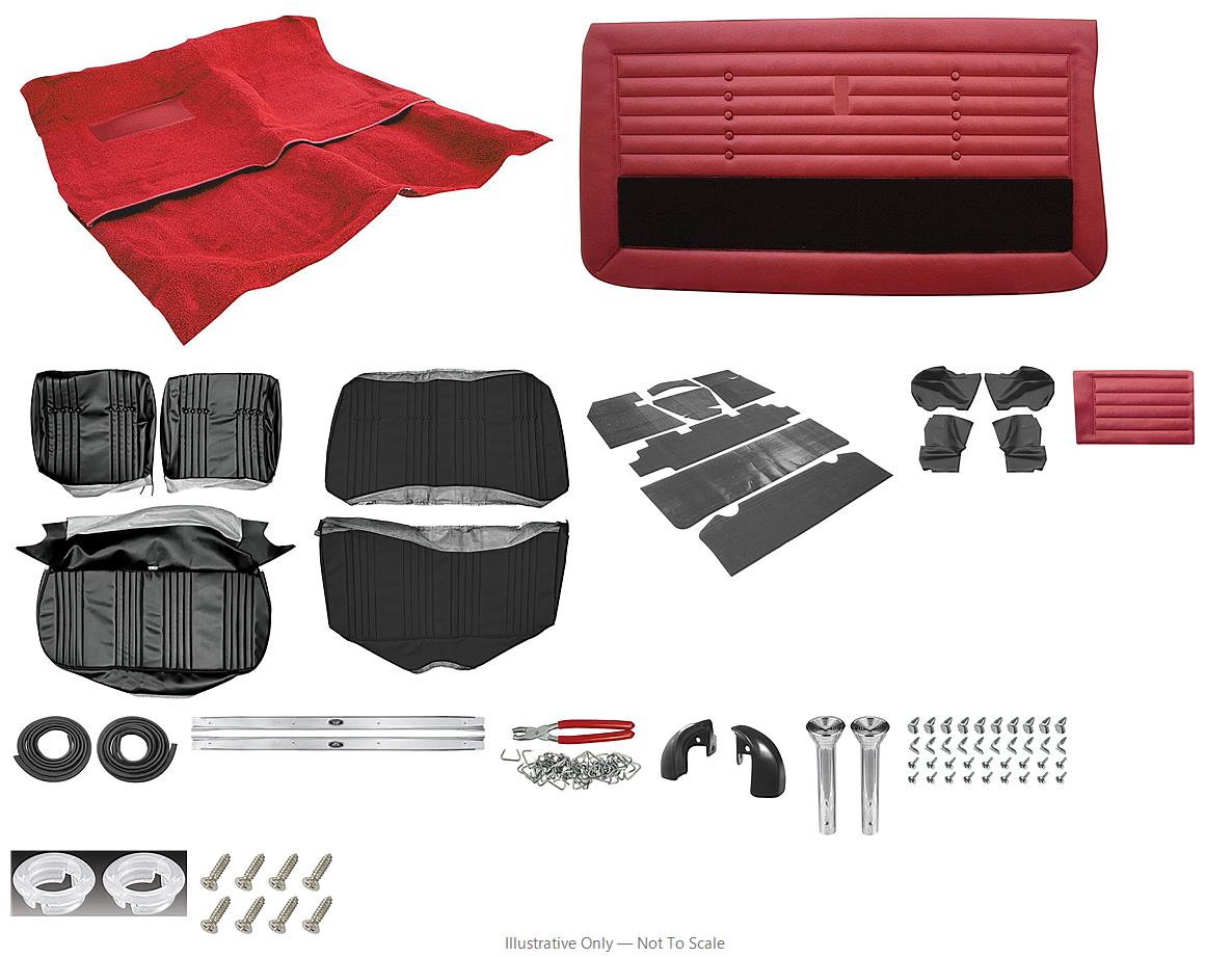 Photo of Interior Kit, 1965 Skylark Stage II, Bench, Convertible-PUI