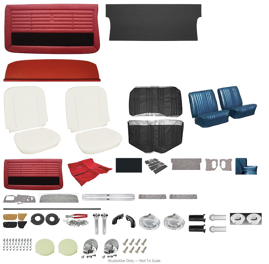 Photo of Interior Kit, 1965 Skylark Stage III, Buckets, Coupe-LEGENDARY