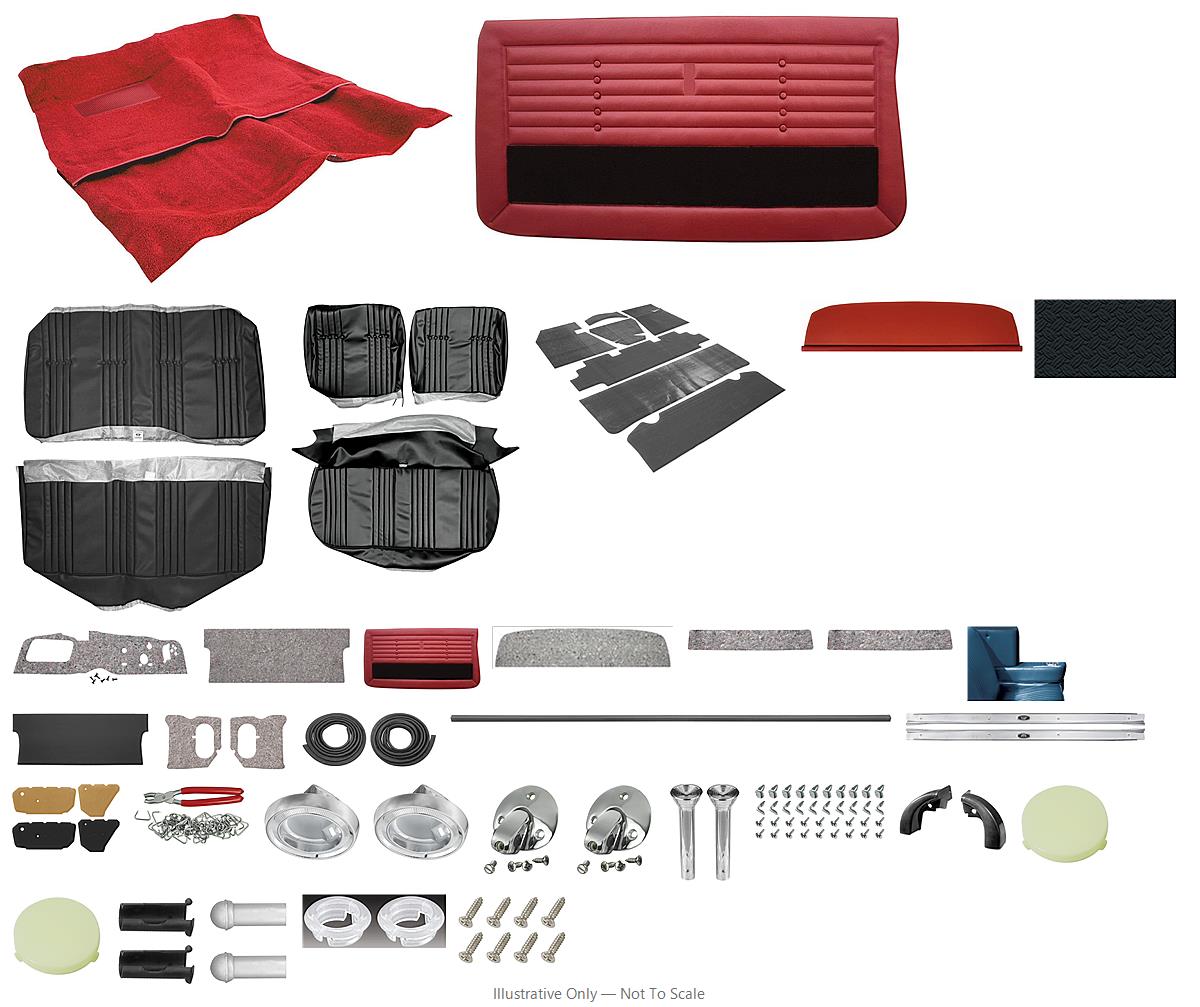 Photo of Interior Kit, 1965 Skylark Stage III, Bench, Coupe-LEGENDARY