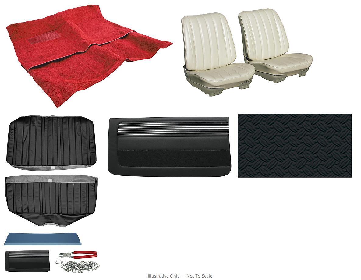 Photo of Interior Kit, 1966 Skylark Stage I, Buckets, Coupe, Legendary