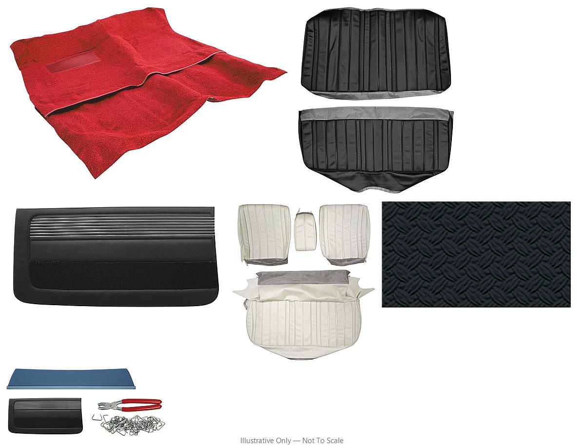 Photo of Interior Kit, 1966 Skylark Stage I, SB w/ AR, Coupe, PUI