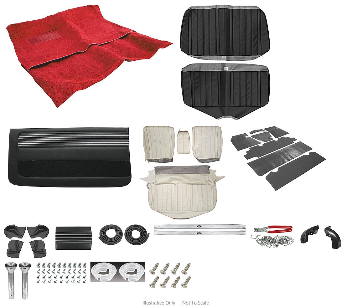 Photo of Interior Kit, 1966 Skylark Stage II, SB w/ AR, Convertible, Legendary