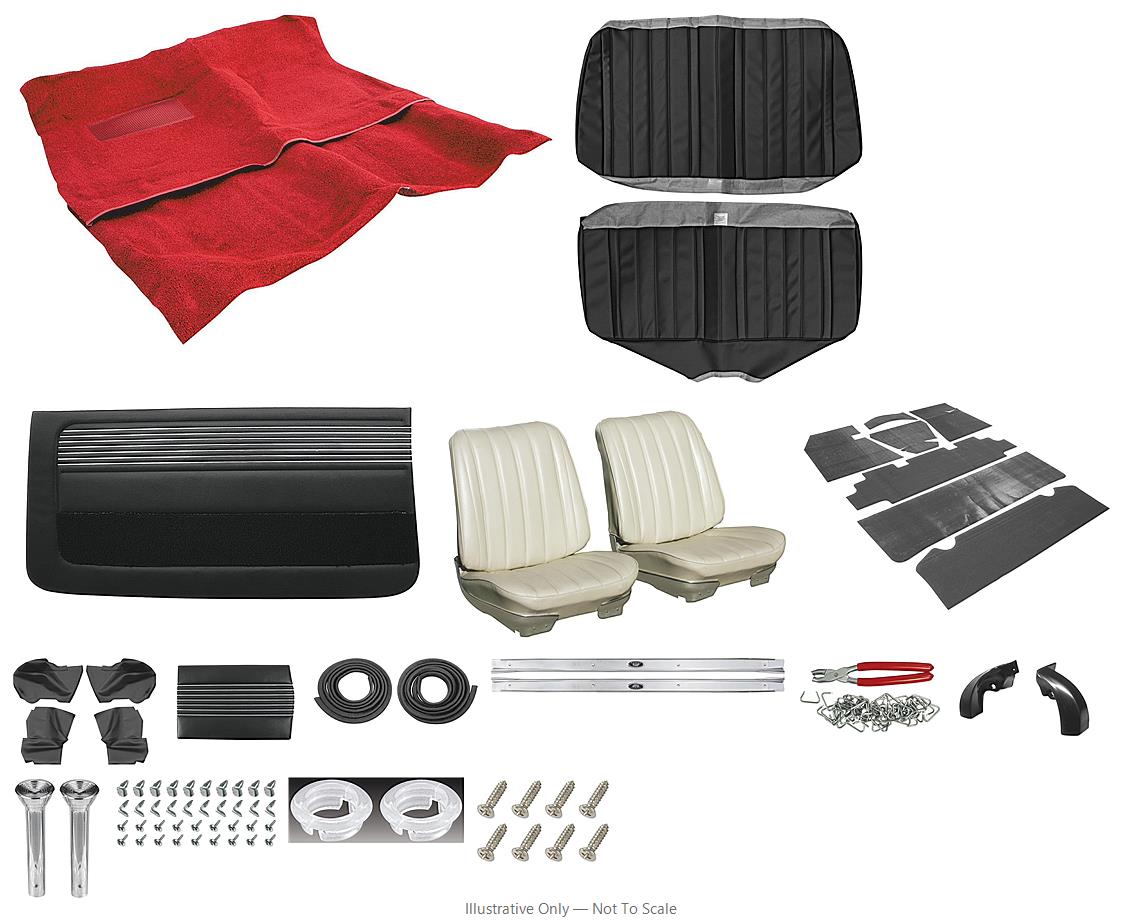 Photo of Interior Kit, 1966 Skylark Stage II, SB w/o AR, Convertible, Legendary