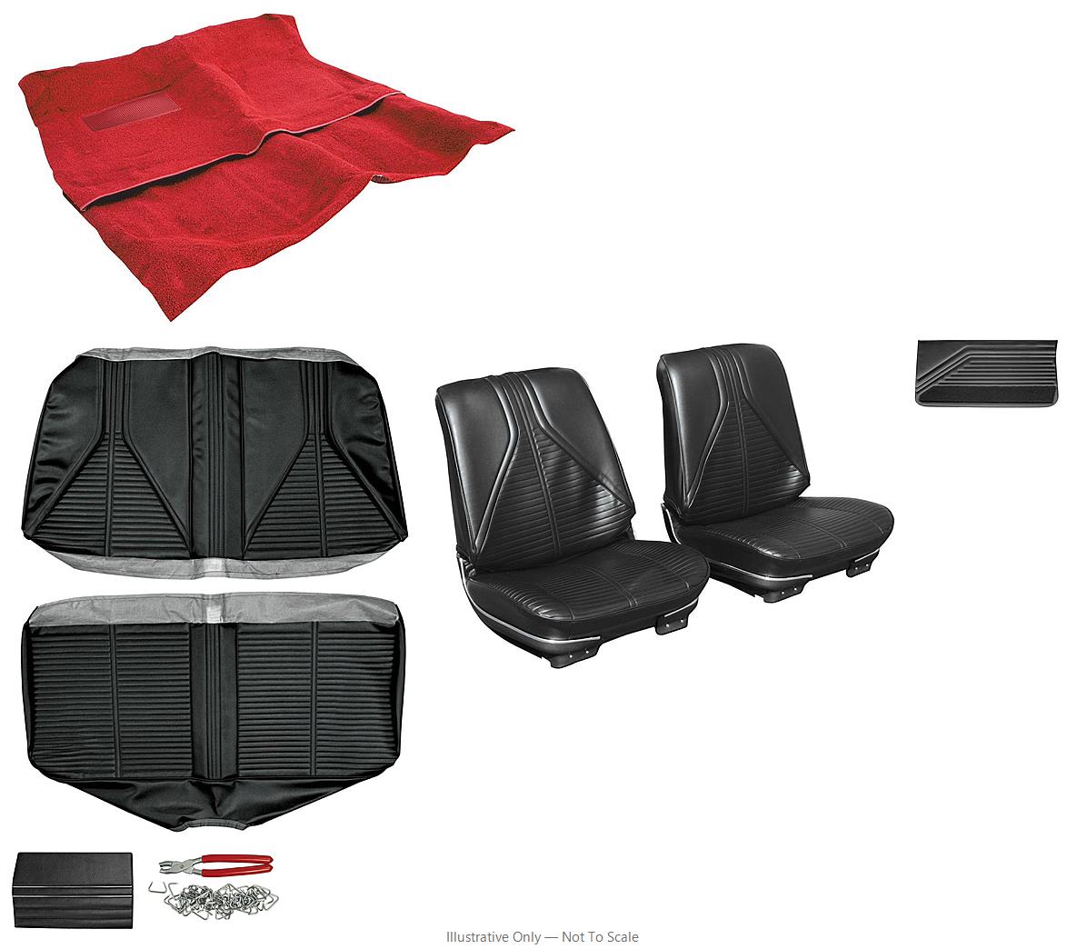 Photo of Interior Kit, 1967 Skylark Stage I, Buckets, Convertible, Legendary
