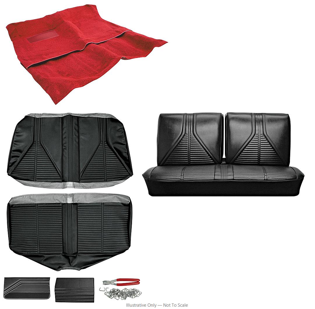Photo of Interior Kit, 1967 Skylark (Custom) Stage I, SB w/o AR, Convertible, Legendary