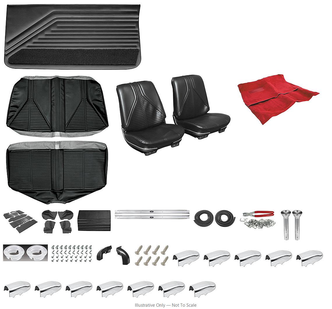 Photo of Interior Kit, 1967 Skylark Stage II, Buckets, Convertible, Legendary
