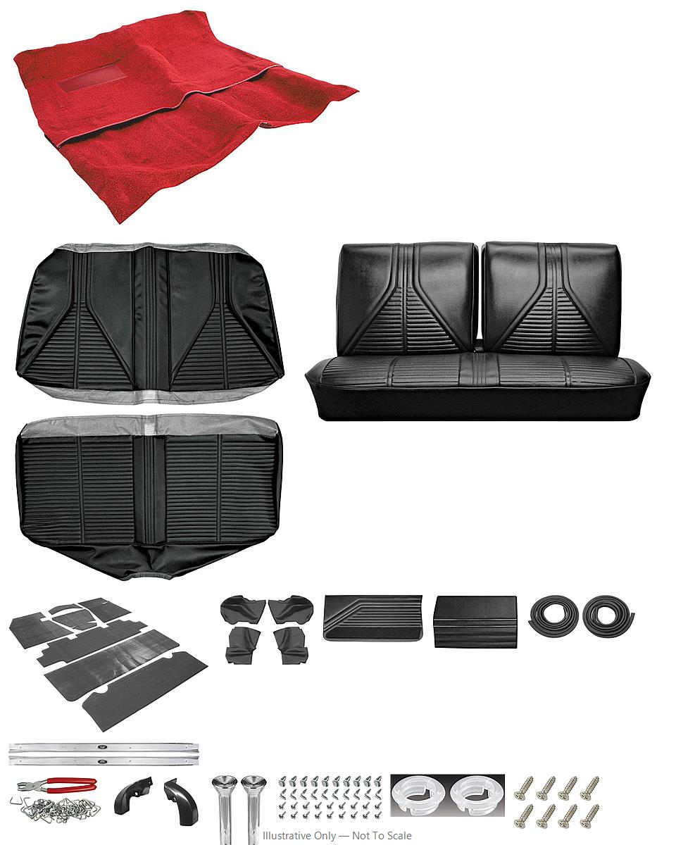 Photo of Interior Kit, 1967 Skylark (Custom) Stage II, SB w/o AR, Convertible, Legendary