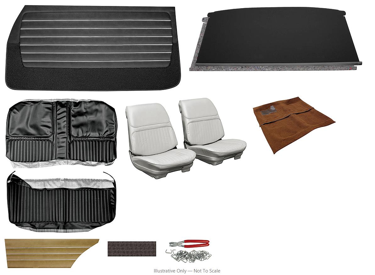 Photo of Interior Kit, 1968 Skylark Stage I, Buckets, Coupe, LEG