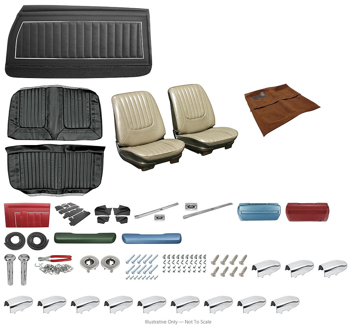 Photo of Interior Kit, 1969 Skylark Stage II, Buckets, Convertible PUI