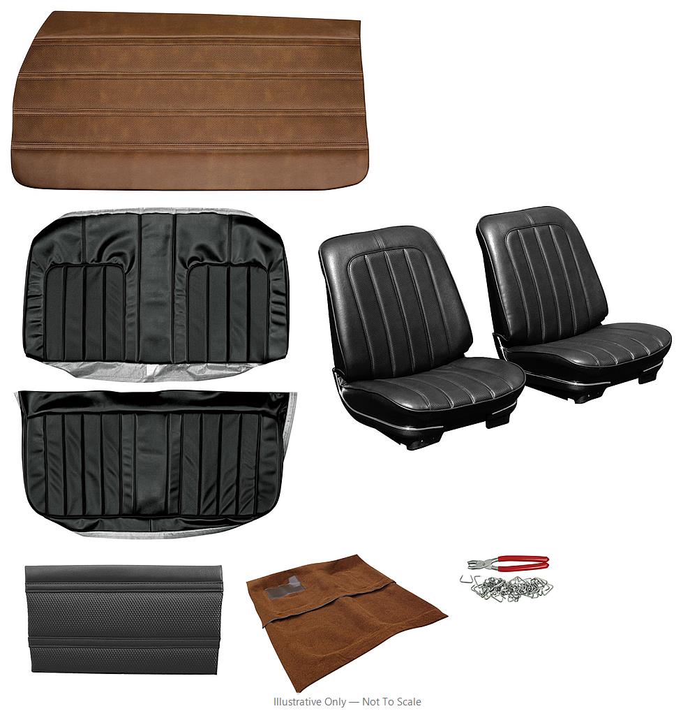 Photo of Interior Kit, 1970 Skylark Stage I, Buckets, Convertible PW, Legendary