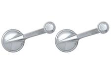 Handle, Window Crank, 61-64 GM A-Body, 60-64 Corvair, Sngl Arm, Chrome Knob, PR