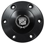 Horn Button, VSW S6-Series, Domed w/Laser Etched Cadillac Crest & Wreath Emblem